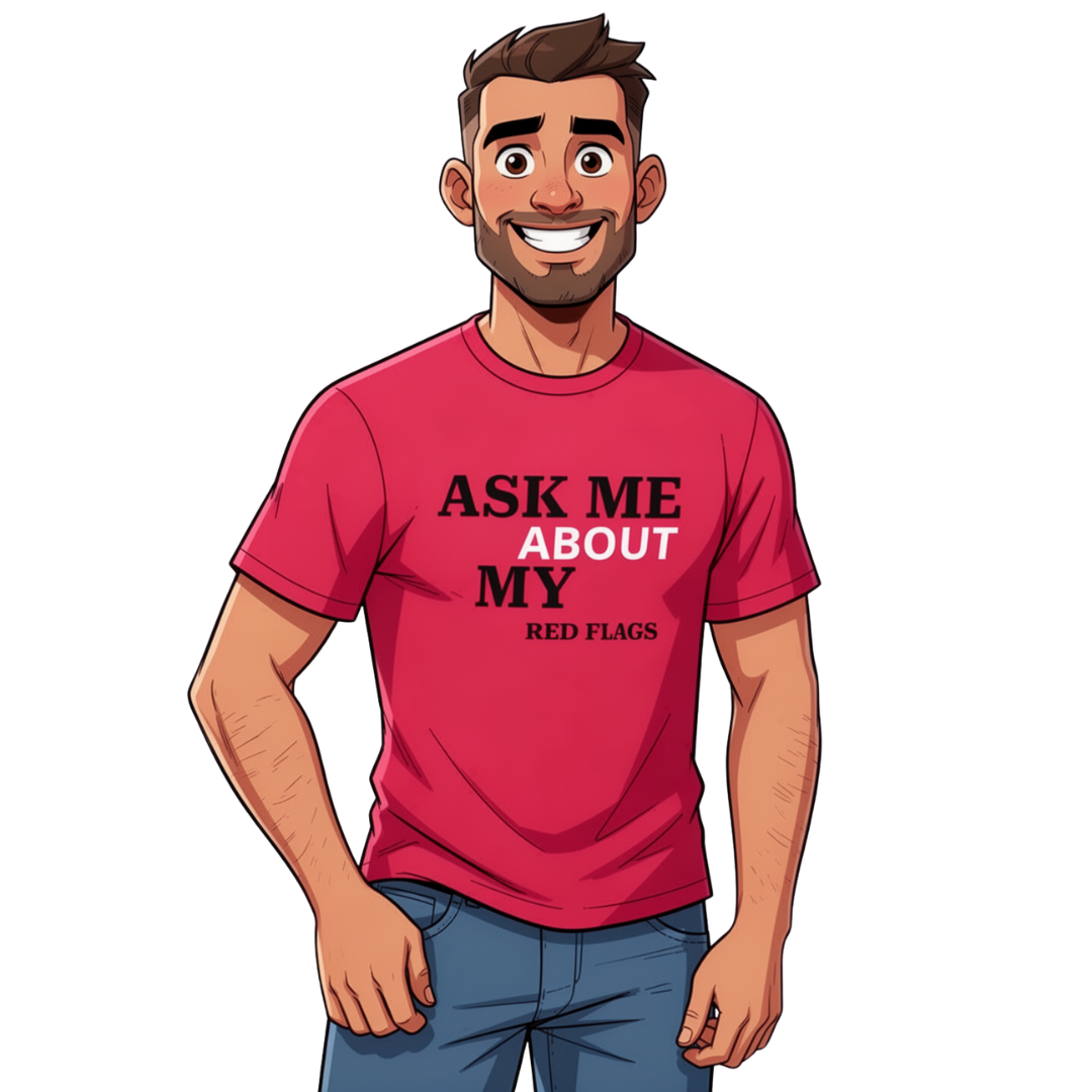 Ask Me About My Red Flags Short Sleeve T-shirt