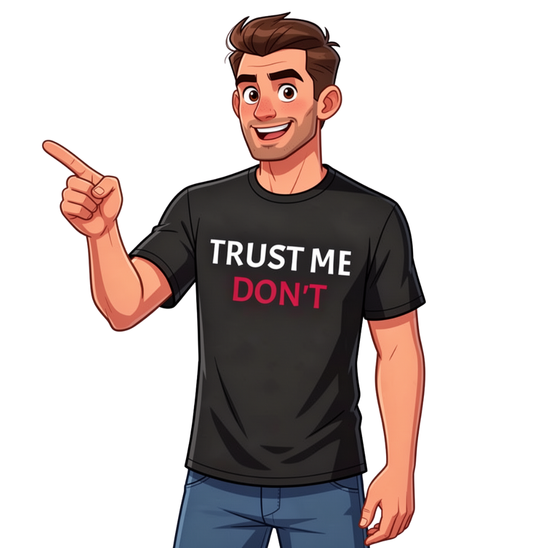 Trust Me. Don't. Short Sleeve T-shirt