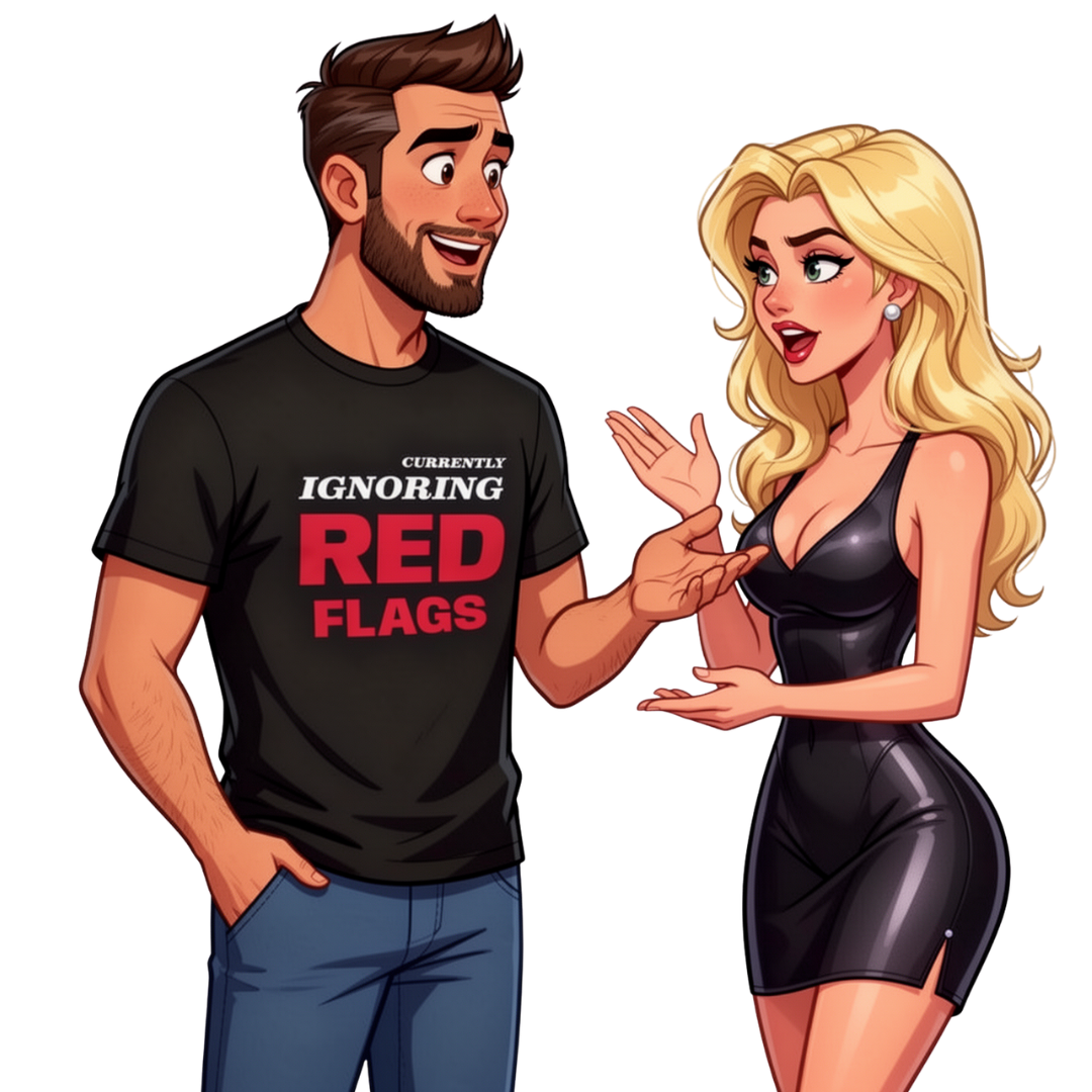 Currently Ignoring Red Flags Short Sleeve T-shirt