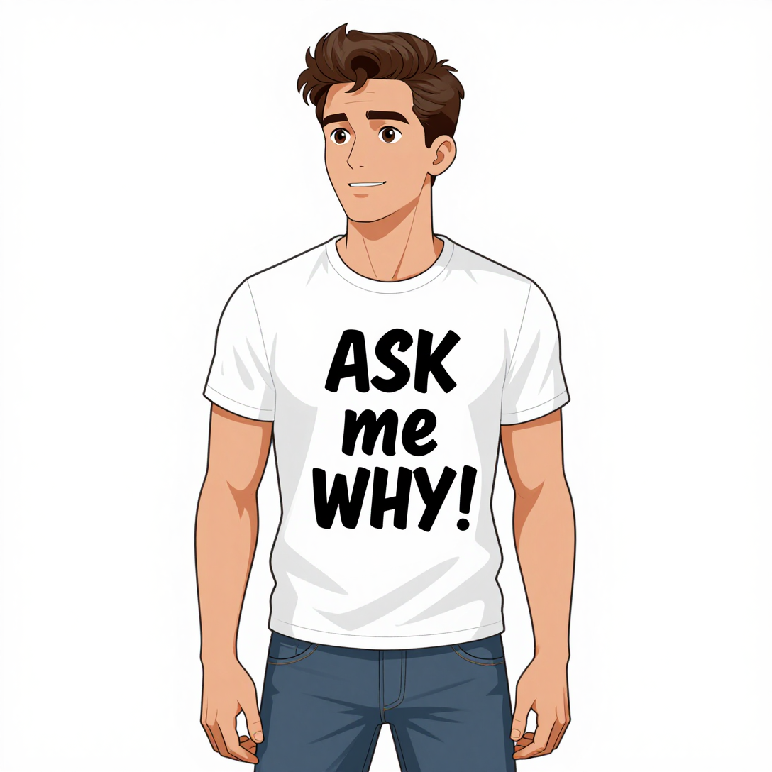 Ask Me Why! Short Sleeve T-shirt