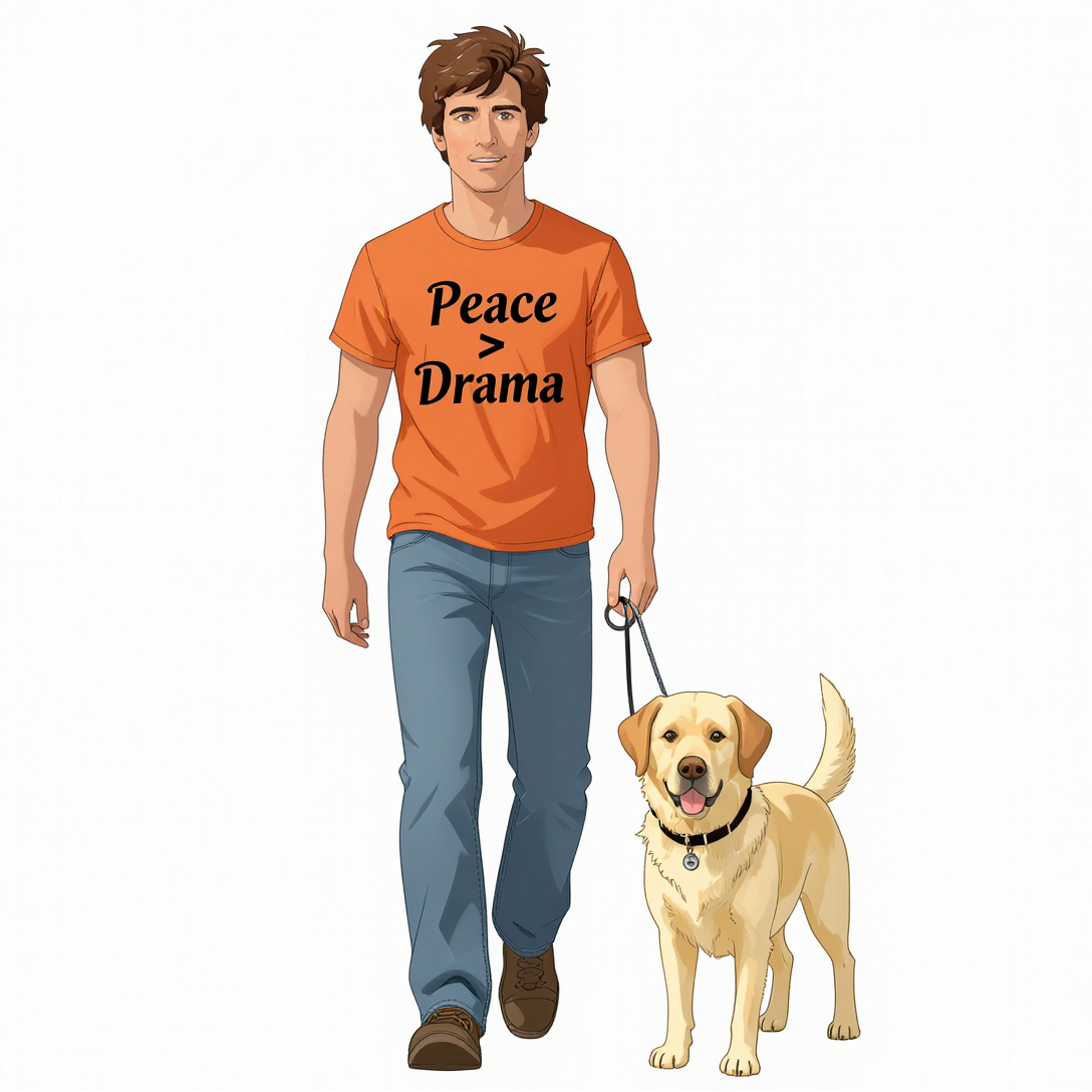 Peace > Drama Short Sleeve T-shirt