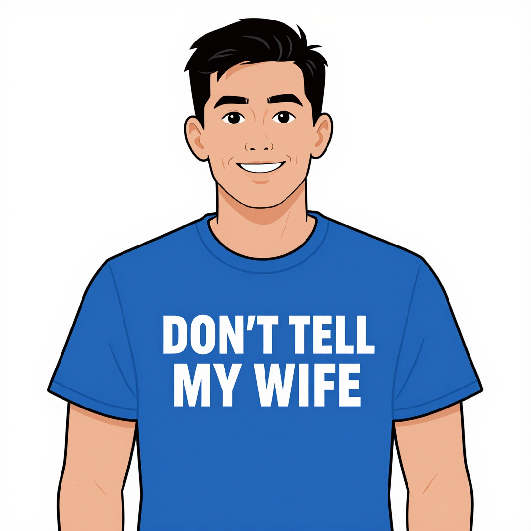 Don't Tell My Wife Short Sleeve T-shirt